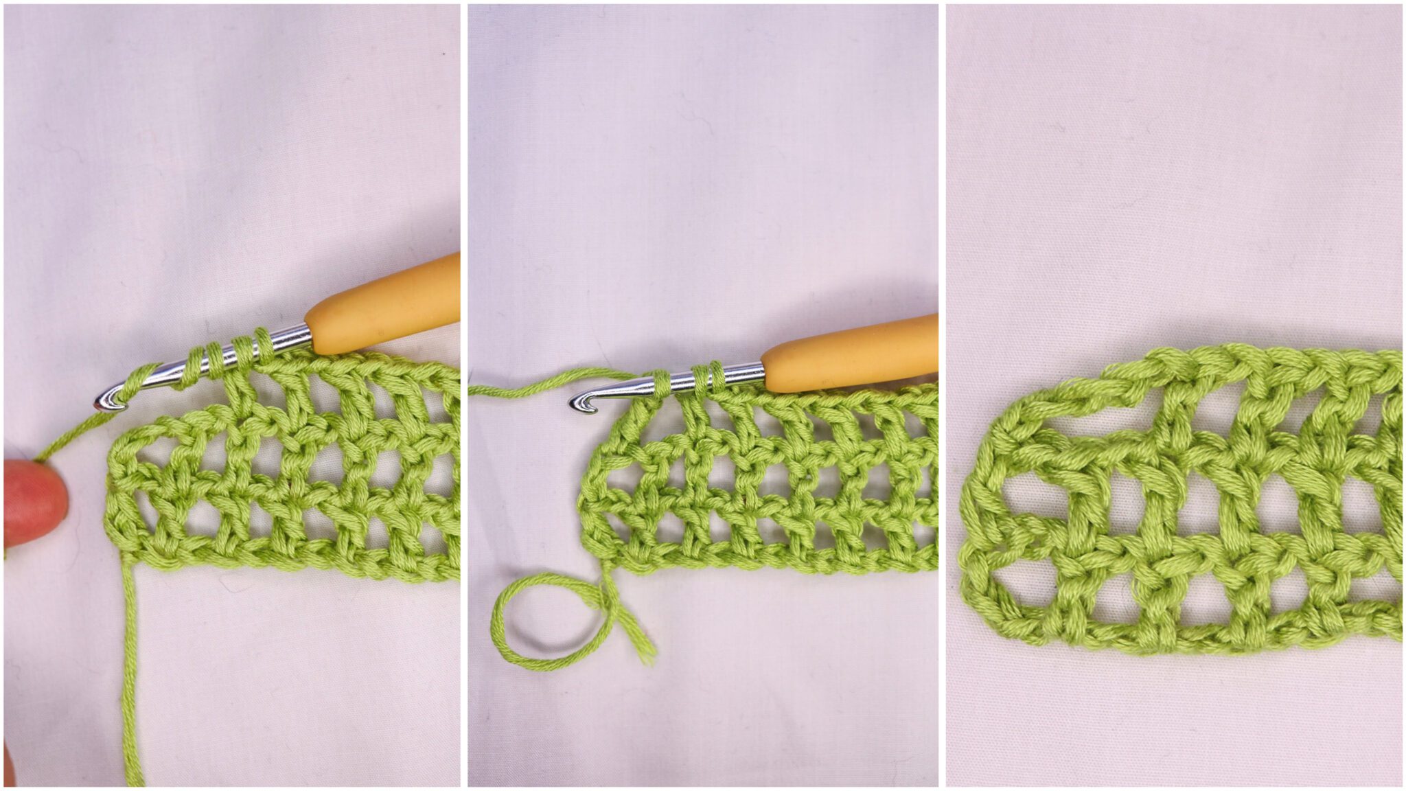 How to Decrease Mesh Stitch: Shaping Filet Crochet