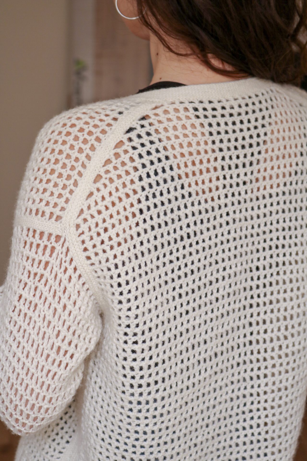 basic mesh cardigan basic mesh cardigan