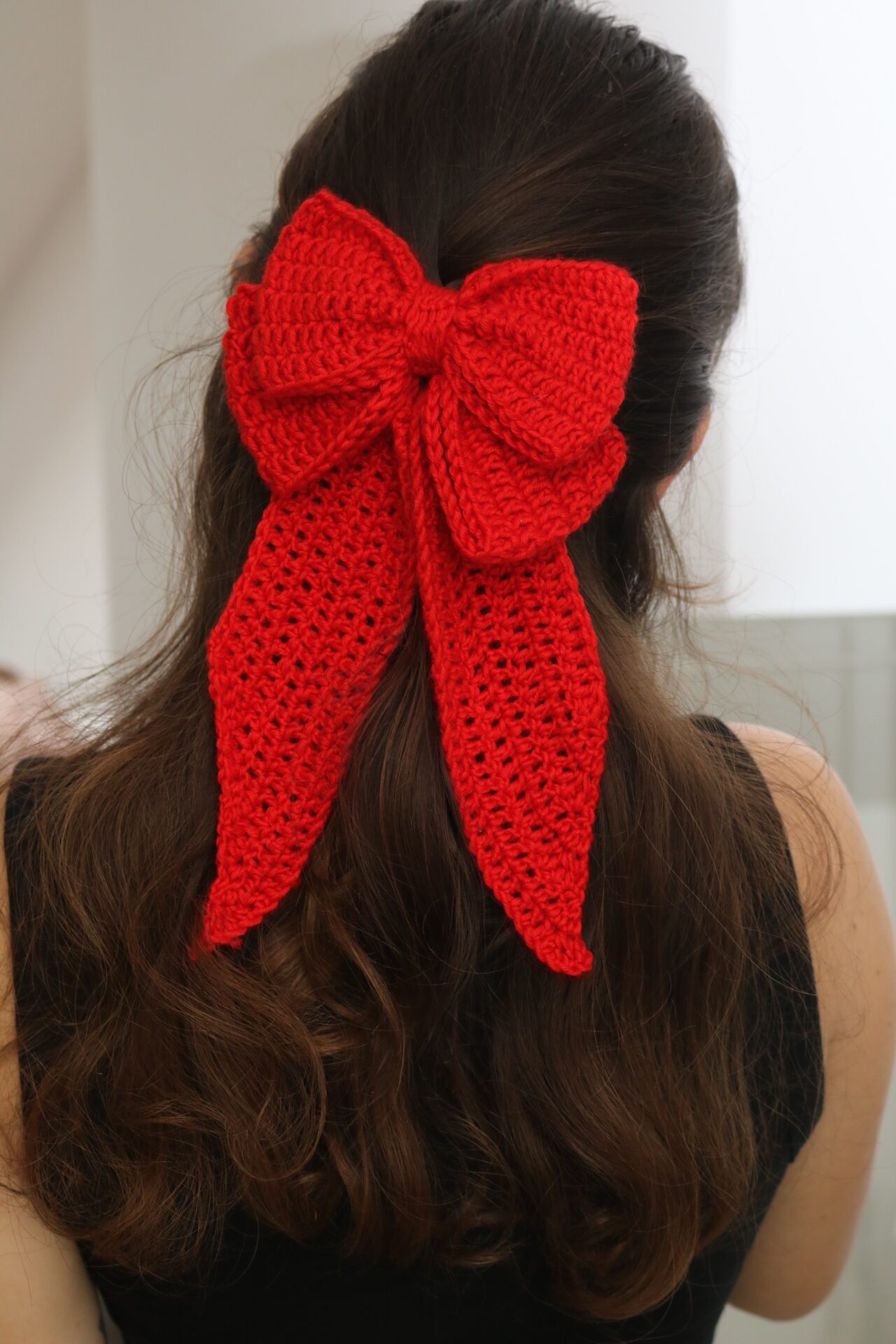 crochet double bow