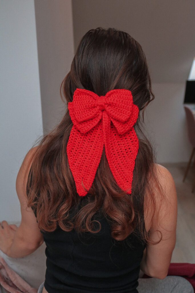 crochet double bow