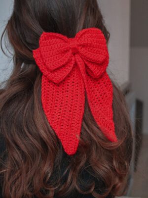 crochet double bow