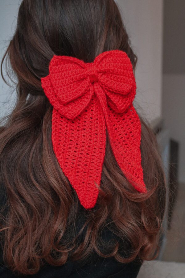 crochet double bow