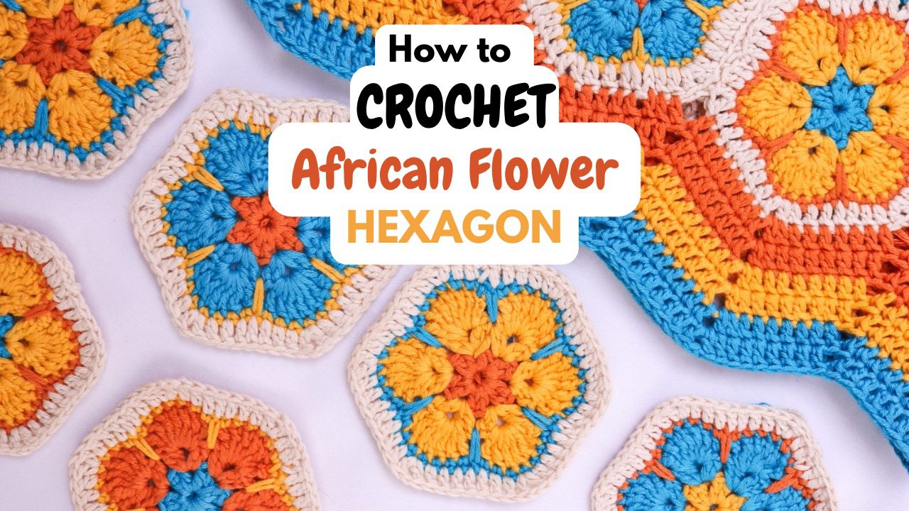How to Crochet the African Flower Hexagon (Free Tutorial) How to Crochet the African Flower Hexagon (Free Tutorial)