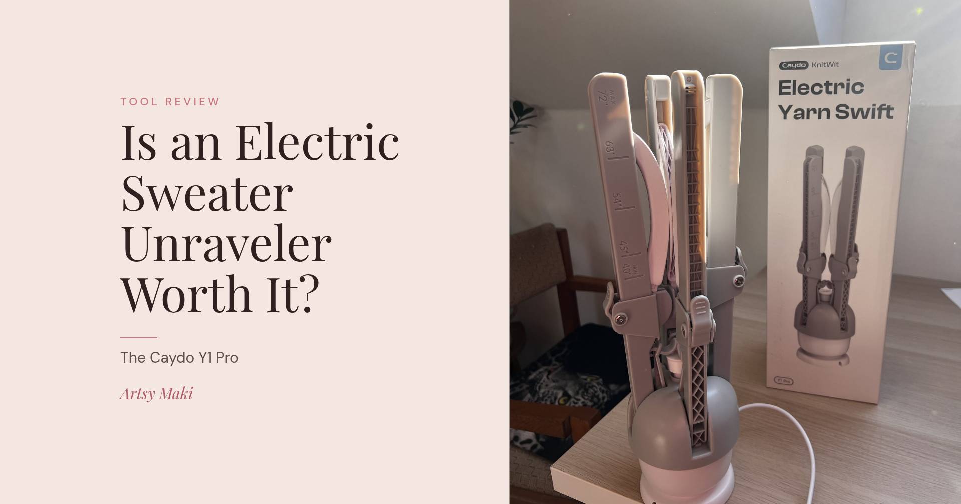 Caydo Y1 Pro Review: Is an Electric Sweater Unraveler Worth It?
