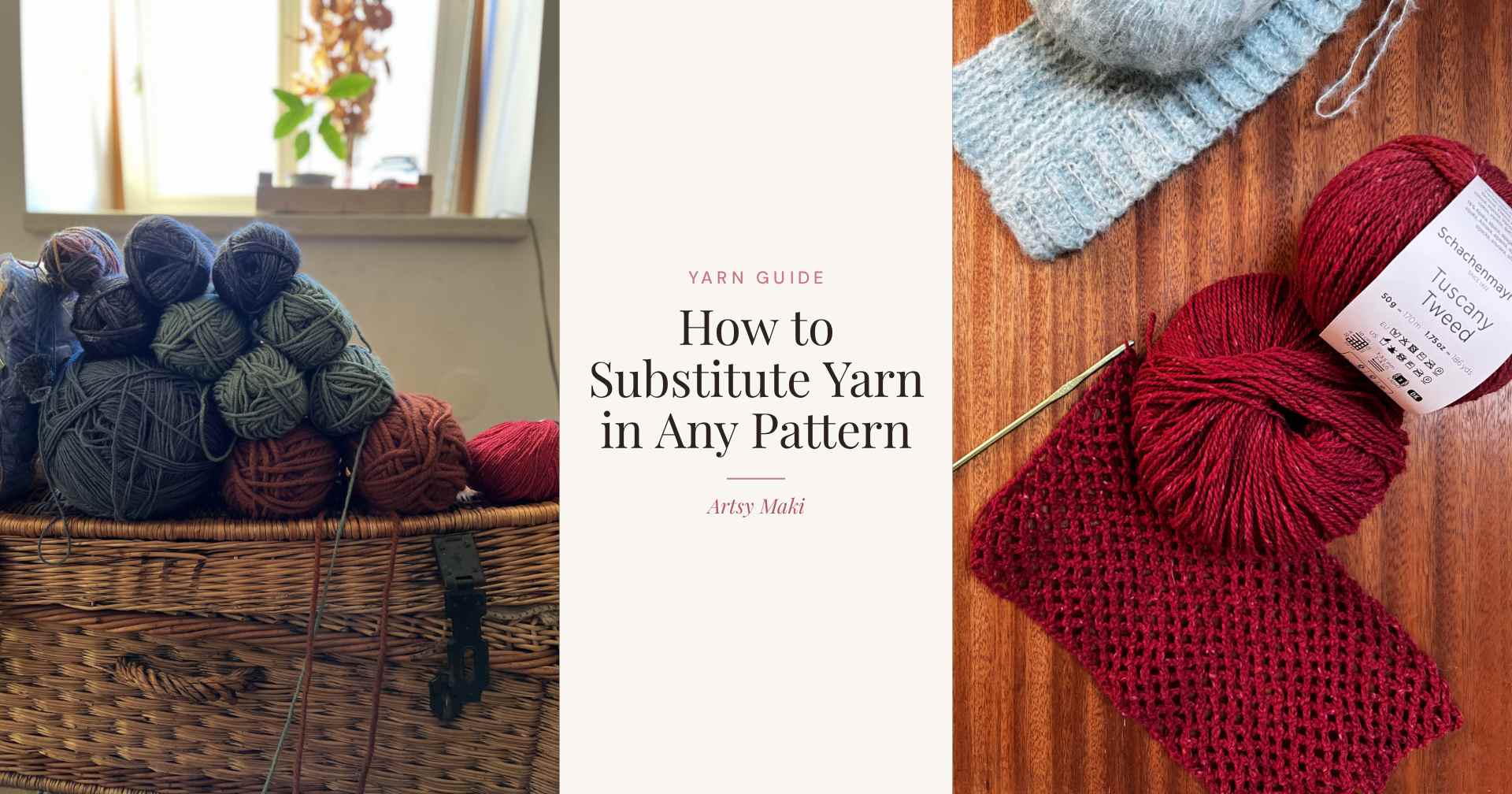 How to Substitute Yarn in Any Crochet Pattern