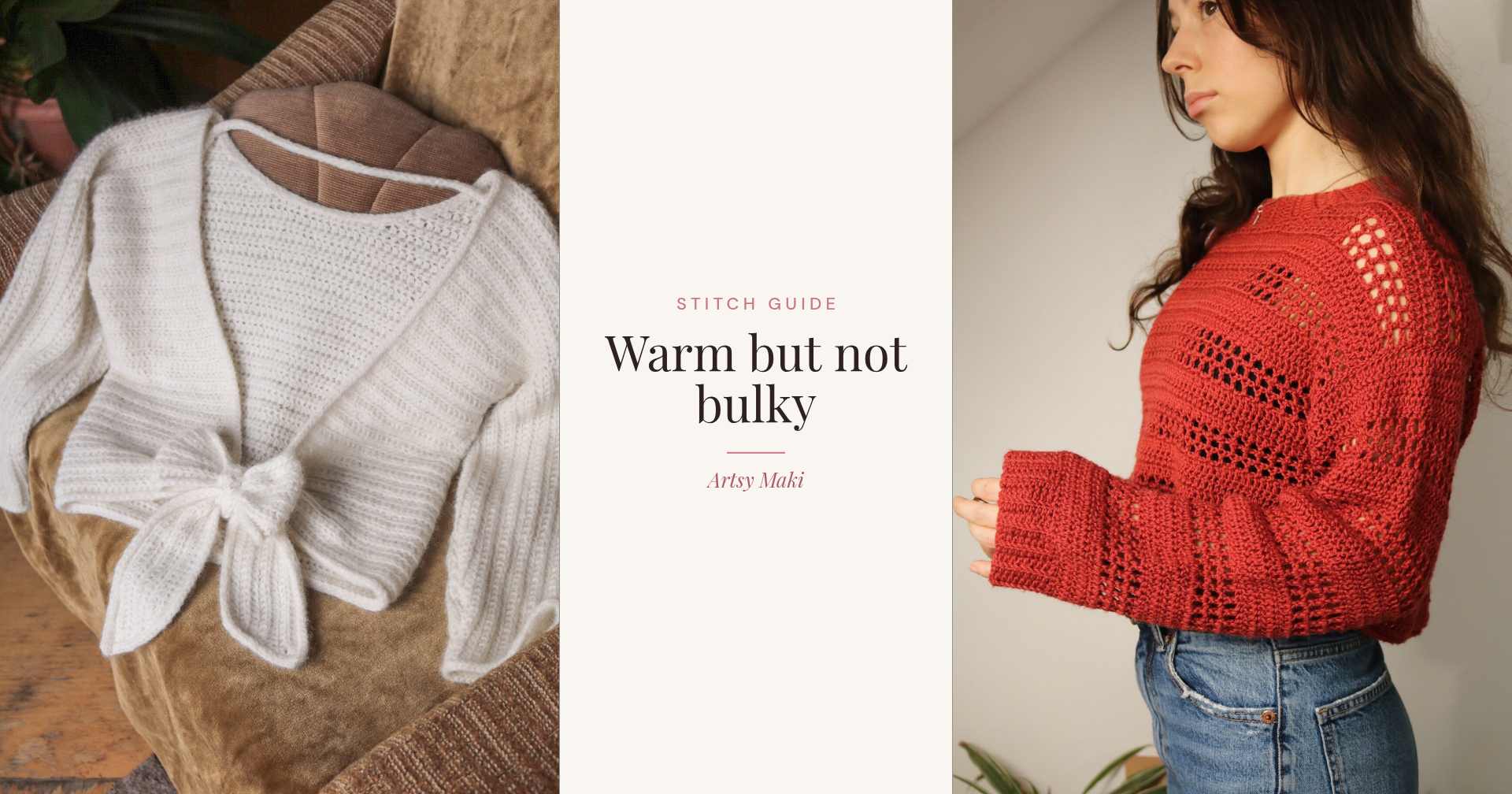 Best Crochet Stitches for a Warm Sweater That Isn't Bulky Best Crochet Stitches for a Warm Sweater That Isn’t Bulky